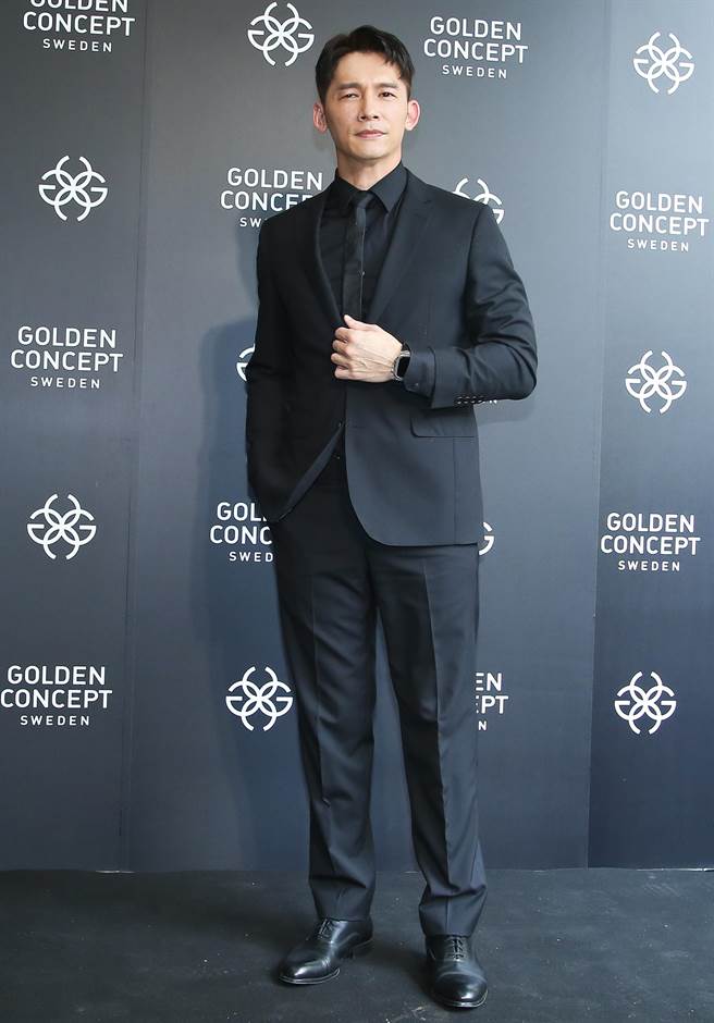 温昇豪出席時尚活動。（陳俊吉攝）