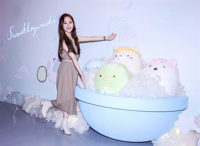 安婕希今朝聖角落小夥伴10週年展。（羅永銘攝）