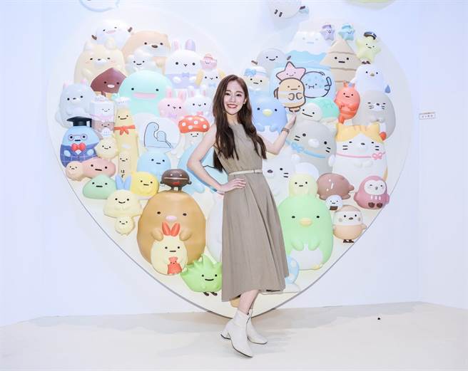 安婕希今朝聖角落小夥伴10週年展。（羅永銘攝）