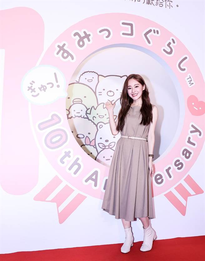 安婕希今朝聖角落小夥伴10週年展。（羅永銘攝）