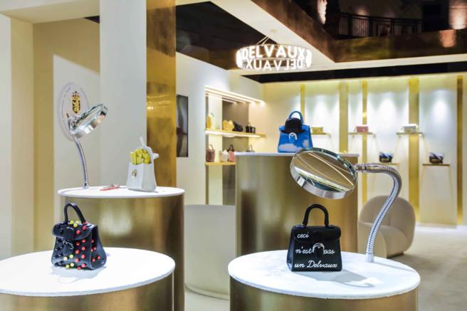 Delvaux BELLAVITA 宝丽广塲台北期间限定店店景。（Delvaux提供）