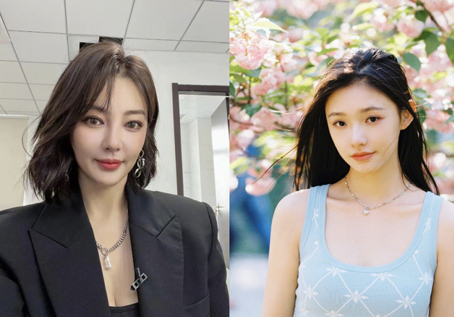 张雨绮（图左）和林允（图右）都是「星女郎」。(图/ 摘自张雨绮微博、林允微博)