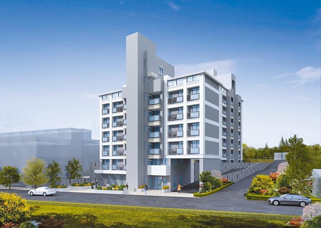 南投县第1期青年住宅示意图。（南投县政府提供／廖志晃南投传真）