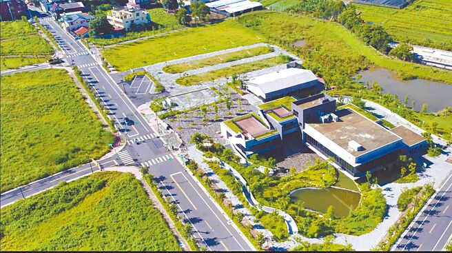 埔里福兴温泉区，公共设施都已完成。（南投县政府提供／廖志晃南投传真）