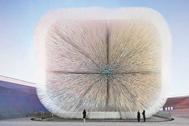 英国建筑师海瑟魏克设计的上海世博英国馆「种子圣殿」。（创艺传媒提供／本报资料照片）