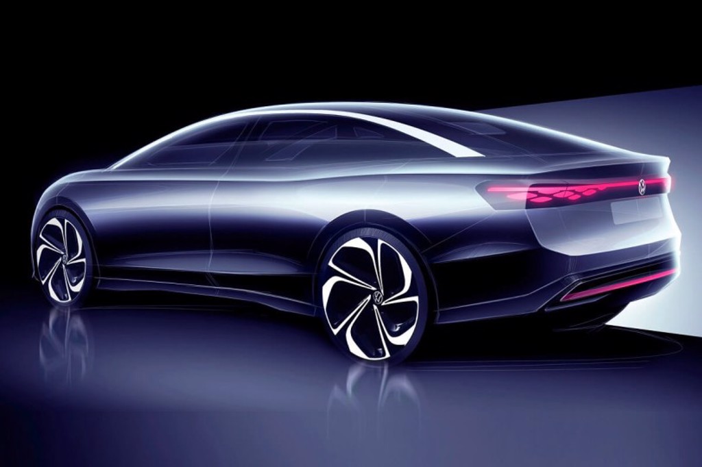 為中國市場打造，Volkswagen發佈首款純電動豪華轎車ID. AERO設計草圖 (圖/CarStuff)