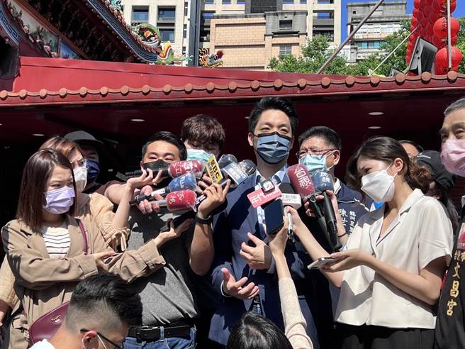 國民黨台北市長參選人蔣萬安。（黃婉婷攝）