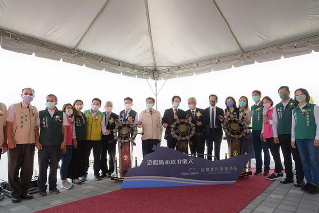 福尔摩沙游艇酒店紧邻安平水景公园，结合游艇码头可带动水域游憩观光。　图：臺南市政府观光旅游局／提供