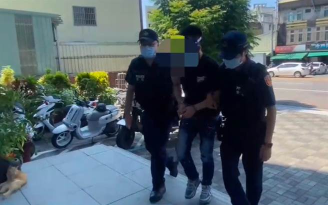 警方依照毒品危害防制條例、公共危險、妨害公務、毀損等罪嫌，將鍾男移送桃檢偵辦。（翻攝畫面／蔡明亘桃園傳真）
