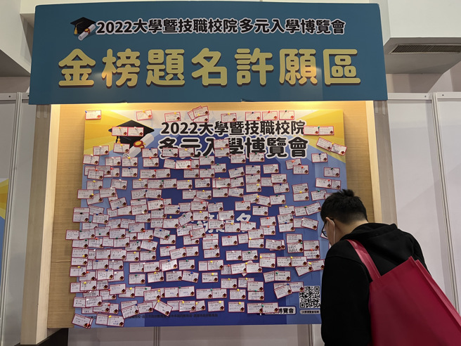 金榜題名許願區(照片/大學博覽會)