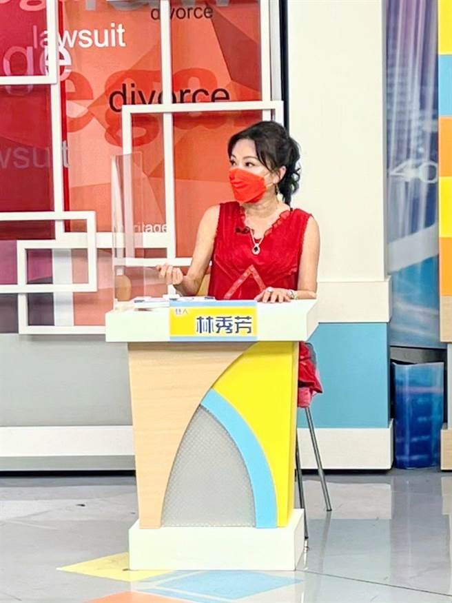 林秀芳爆料周游曾在李朝永车上发现不属于她的长髮。（和展影视提供）