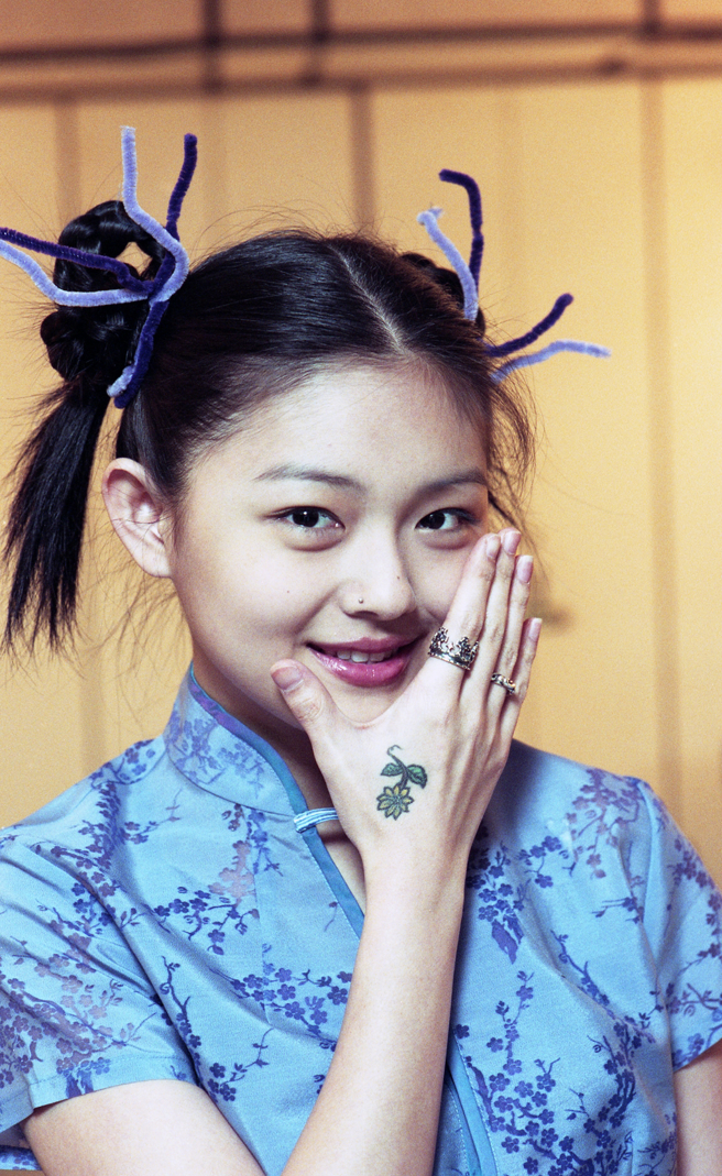 大S手上虎口的刺青过去常出现在她演出的戏剧中。（图／中时资料照片）