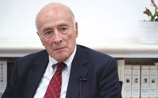 曾提出「软实力」概念而享誉国际的政治学者奈伊认为，乌克兰战争长期化导致中共武力犯台可能性降低。（图／Global Times)