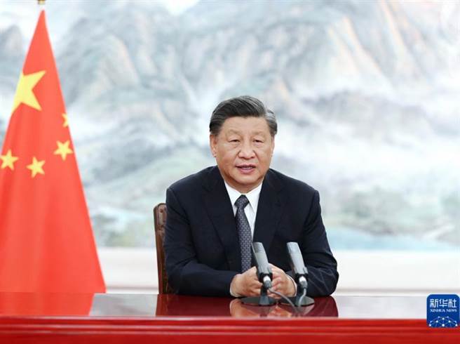 中国国家主席习近平22日在金砖国家工商论坛开幕式上发表主旨演讲。（摘自中国外交部官网）