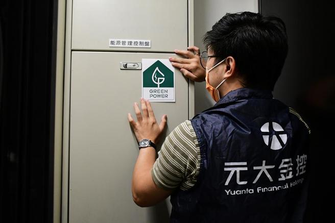 （元大金去年較前年減少1,626公噸溫室氣體排放量，相當於大安森林公園4年的碳吸附量。圖／元大金控提供）