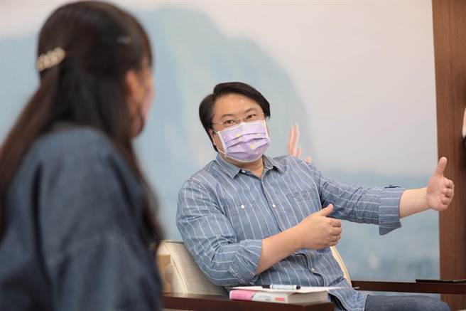 基隆市长林右昌否认他想参选新北市长的传闻。（基隆市政府提供／张志康基隆传真）