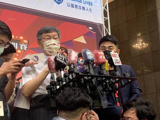 台北市长柯文哲。（黄婉婷摄）