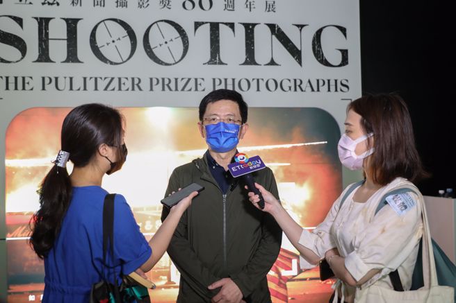 中央社社长张瑞昌蒞临观展。图 / 时艺多媒体提供。