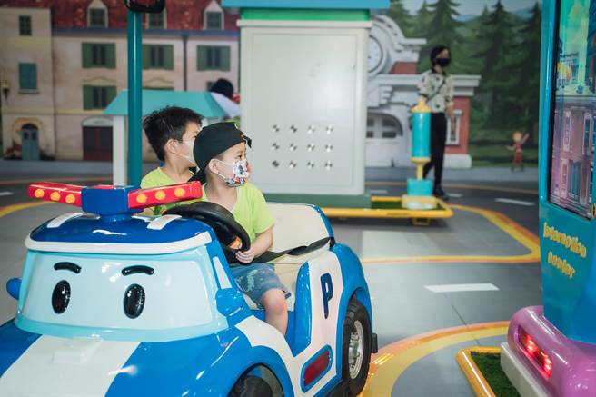 《救援小英雄波力互動特展 台北站》於松菸3號倉庫展出。（寬宏藝術提供）