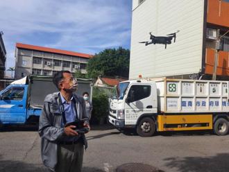 防治登革熱 台南出動空拍機巡查舊市區