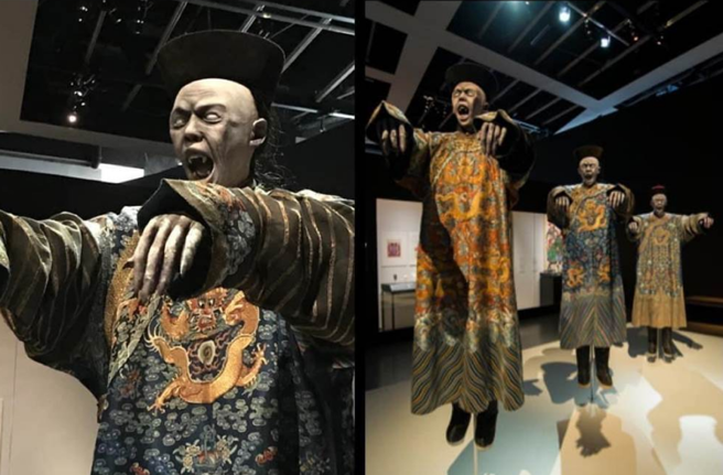 因人潮爆满，南美馆暂停殭尸展售票。（翻摄脸书）