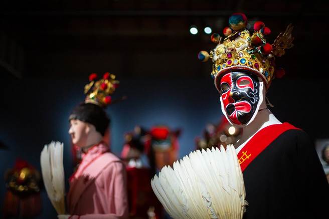 蕭壠文化園區A11藝陣館的《雲端香路．數位陣法：陣頭和他們的產地》展覽。（蕭壠文化園區提供／張毓翎台南傳真）
