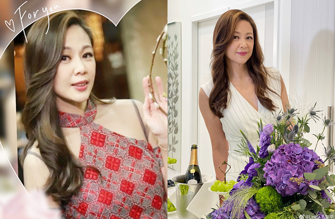 王馨平今年4月曾來台處理父親喪事。（圖／翻攝自Linda王馨平微博）