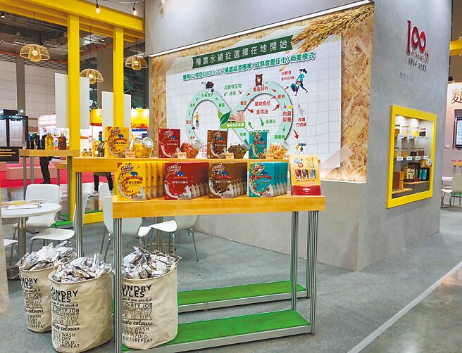 喜瑞尔营养脆片新品于食品展抢先曝光，主打在地制造百分百新鲜，品质全面升级口感酥脆。图／福寿实业提供