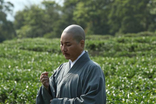 唐美雲遠赴三義茶園拍攝。（大愛電視台提供）