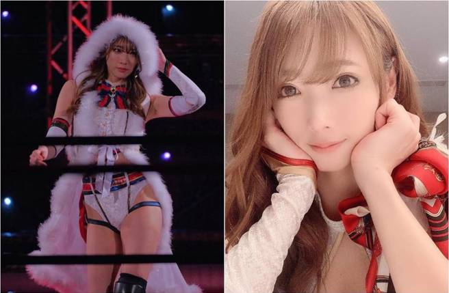 摔角好手赤井沙希拥天使脸孔和高挑身材，擂台照更是仙气爆表。（图／取材自Instagram）