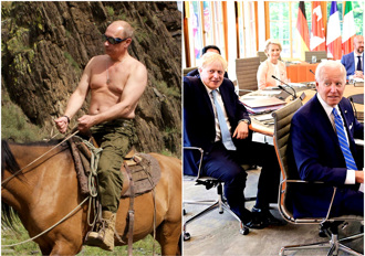 影》G7領袖公然嘲笑普丁 想脫衣露胸肌比誰更硬漢