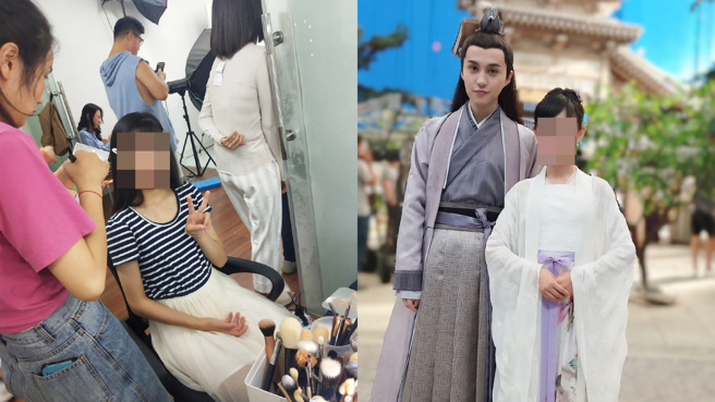 邵一卜过去曾在多部电视剧中参与演出。（图／微博@邵一卜）