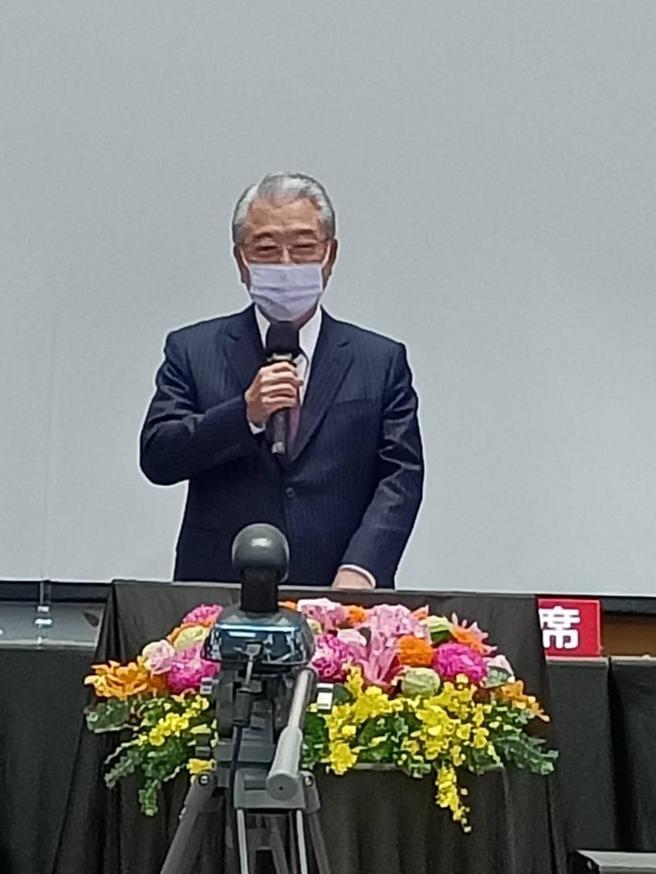 （金寶股東會今日登場，董事長許勝雄為先前浪費社會資源致歉。圖／鄭淑芳）