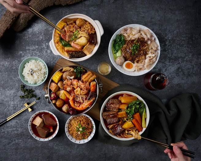 王品集团旗下8个品牌推出18款特色外带麵食餐点。（王品提供）