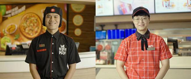 （旗下有肯德基与必胜客两大品牌的怡和餐饮集团，祭出三「好」待遇在缺工之际吸引大批人才。图／怡和餐饮提供）