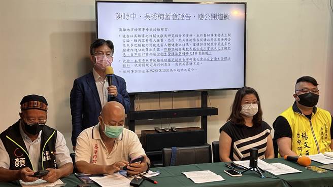 医师苏伟硕反莱猪挨告获不起诉，要卫福部长陈时中道歉不然就提告。（柯宗纬摄）