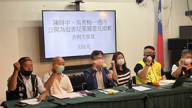 医师苏伟硕反莱猪挨告获不起诉，要卫福部长陈时中道歉不然就提告。（柯宗纬摄）