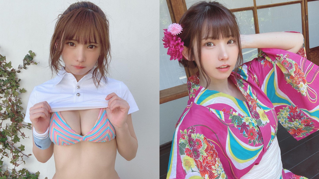 日本女星Enako近日化身性感花魁大秀火辣身材。（图／IG@enakorin）