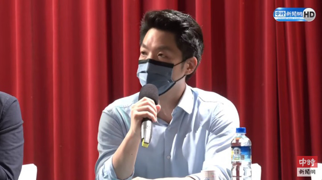 国民党台北市长参选人蒋万安。（图／翻摄自中时新闻网直播）