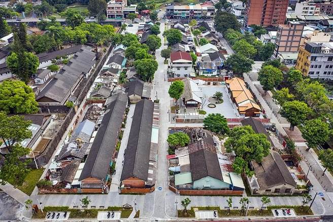 嘉義舊監宿舍聚落建築群。（嘉義市文化局提供／廖素慧嘉市傳真）