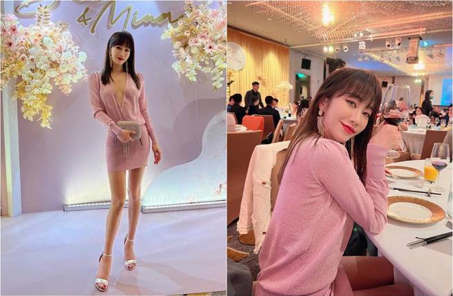 林佩瑤豪露美胸、長腿。（圖／取材自林佩瑤 Pei Yao Lin臉書）