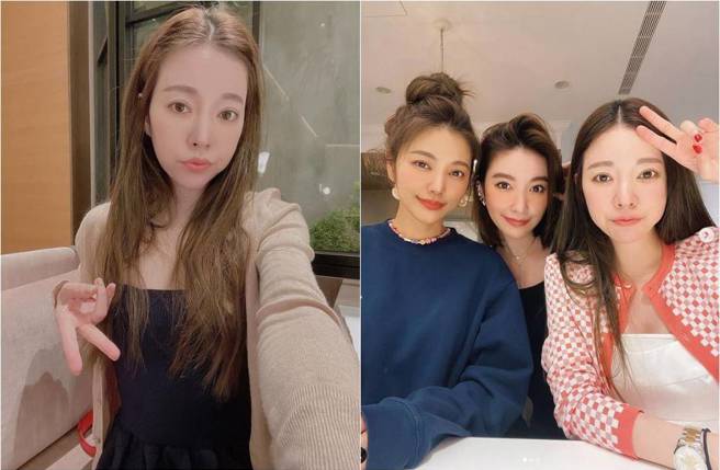 许菲菲看不出已45岁（右图右）。（图／取材自许菲菲 Instagram）