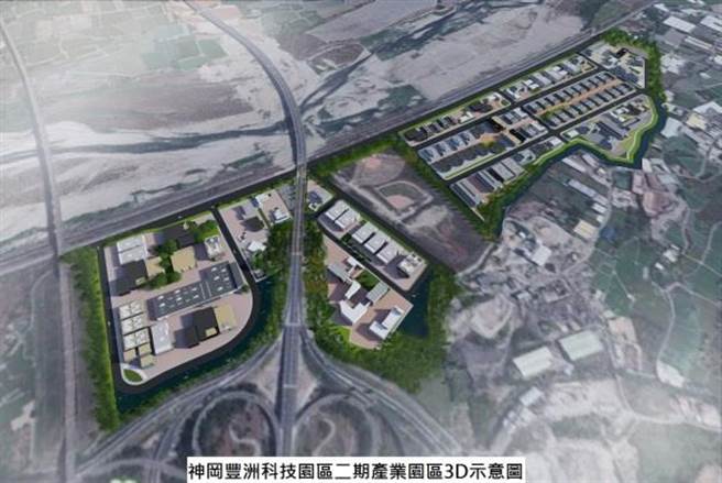 台中市府制订「丰洲科技工业园区二期地上物拆迁补偿自治条例」，提供二期民眾较高补偿，但议员认为一市不应有两制。(市府提供／林欣仪台中传真)