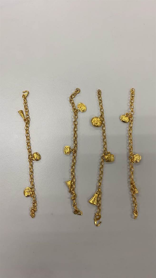 北市大同区银楼遭抢夺4条儿童手炼。（翻摄画面）