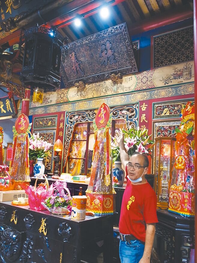 云林县北港镇义民庙为宣扬义民文化，向文化部申请无形文化资产审核。（张朝欣摄）