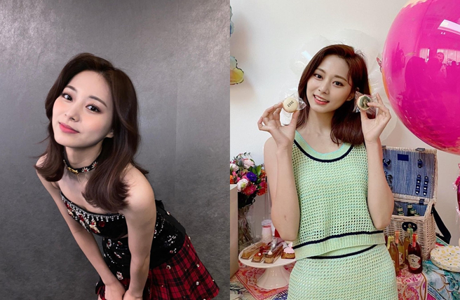 南韩人气女团TWICE周子瑜外型精致，深受许多粉丝喜爱。（图／twicetagram Instagram）