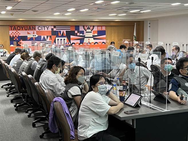 桃园市28日新增3521本土病例。(蔡依珍摄)