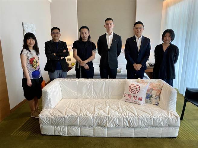 诚品行旅首度携手台湾百年羽绒企业合隆羽藏，打造出全台首间「羽后新生｜永续漫游」主题客房。（业者提供）