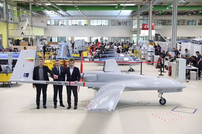 土耳其TB-2无人机。(图/路透社)