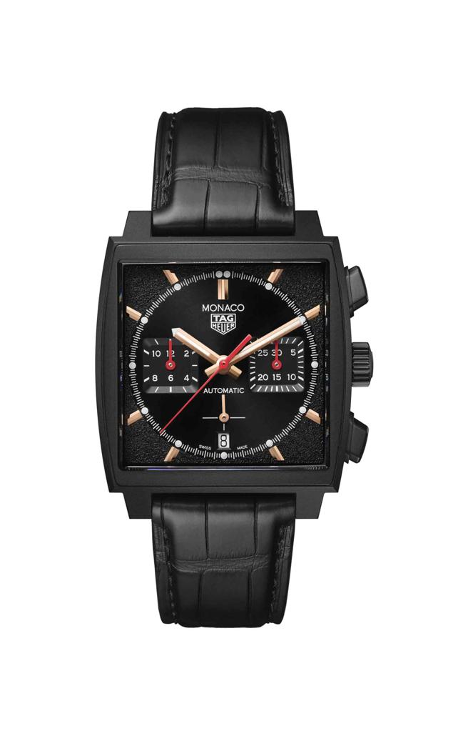 TAG Heuer 泰格豪雅 Monaco Special Edition特別版計時腕錶，26萬9200元。（TAG Heuer 泰格豪雅提供）